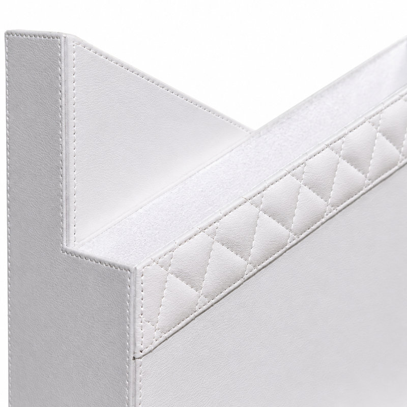 Porte-revues Criss-Cross, Blanc