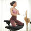 Chaise de méditation avec roulettes, dossier réglable