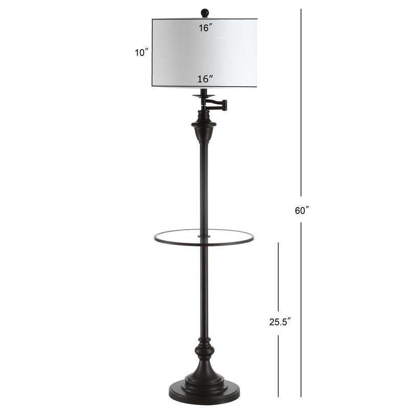 Waldenburg 60'' Tray Table Floor Lamp, Oil Rubbed Bronze