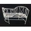  Banc de jardin en métal Vis-A-Vis