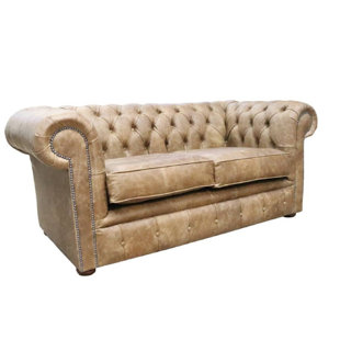 2 Seater Full Grain Leather Sofa