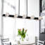Lustre rectangulaire pour salle à manger