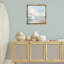 «Blue Seascape Beach Floater», art mural par LSR Creative Studio-756824776-756824781