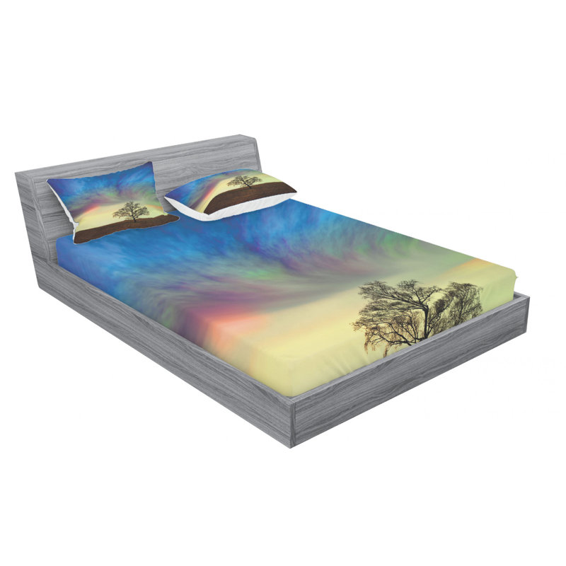 Microfiber Sheet Set, Full Sheet Set with Fitted Sheet
