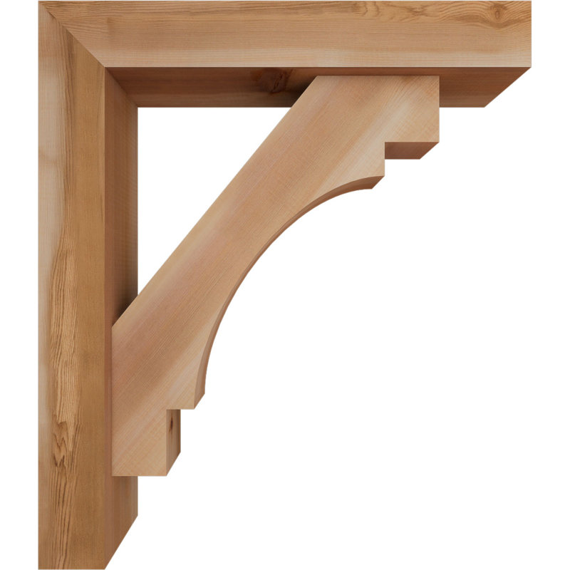 Support Merced Block avec support décalé, 30 x 26, Cèdre rouge occidental de l 5 1/2 po (lisse)