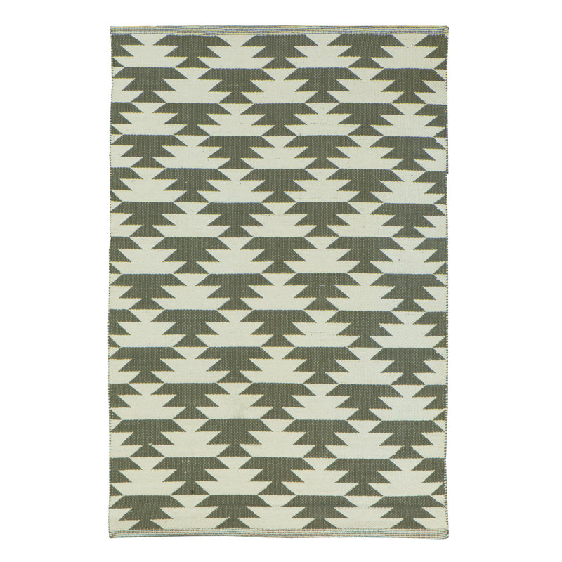 Eason Geometric Hand Knotted 60cm X 90cm Area Rug