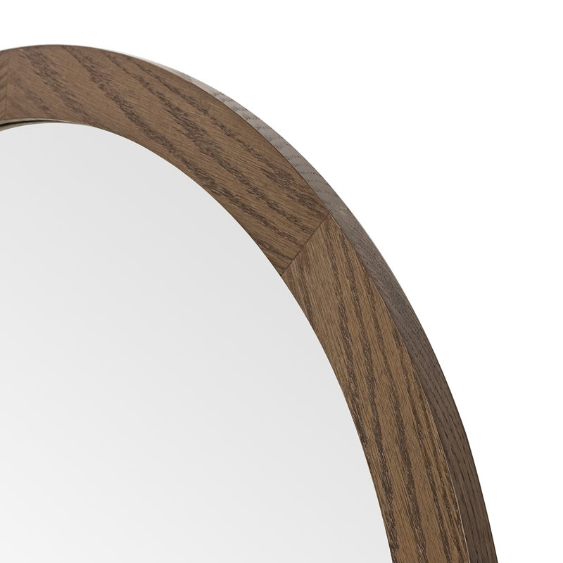 Miroir ARIEL, L 36 po x P 0,8 po x H 36 po, Chêne brun