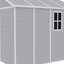 Grey Plastic Outdoor Storage Shed