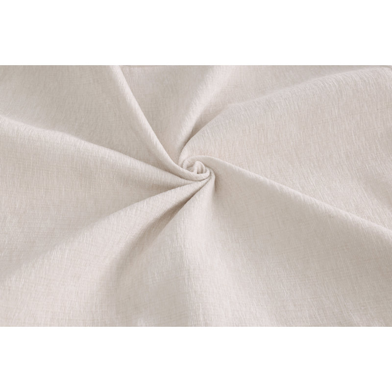 Canapé modulaire 7 pièces d'angle rembourré, Chenille beige