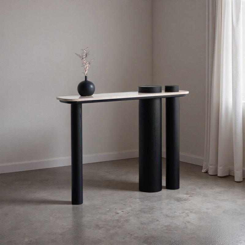 Modern Minimalist Entryway Console Table, H 35,43 po x l 47,24 po x P 11,81 po