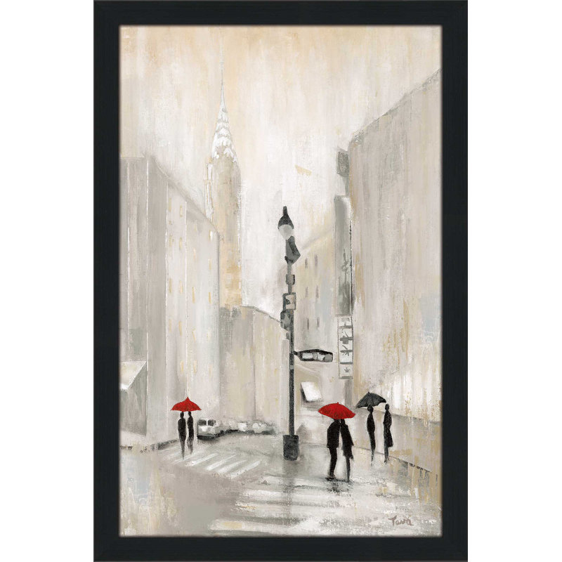 New York Shadows par Tava Studios - reproduction de cadre photo, H 27,5 po x l 21,5 po x P 0,75 po