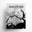 Carte de la ville de Singapour, impression-326668696-326668719