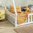 Tent-Shaped Floor Bed,Teepee Bed With Guardrails,Slats-1889085511