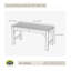 Banc de douche en teck-64289934