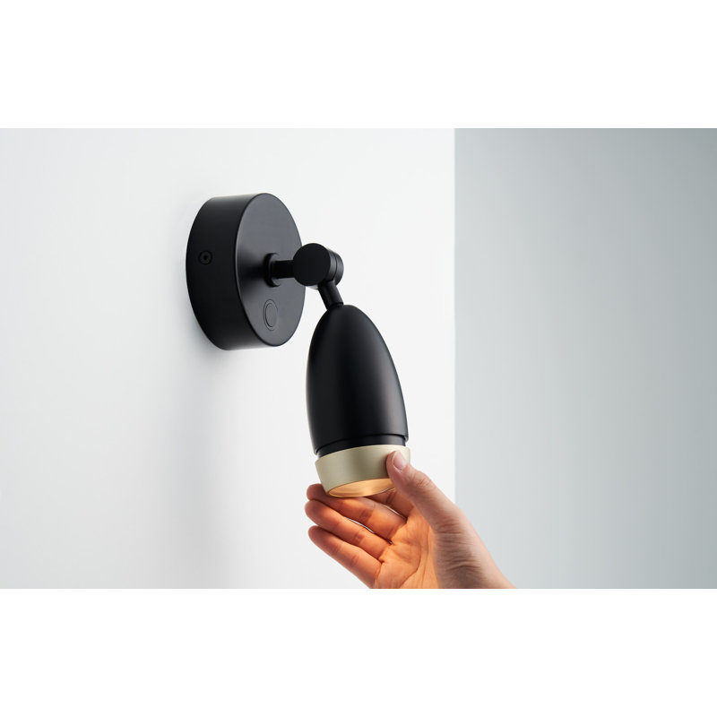 Puiatti Steel LED Spotlight, Champagne Gold