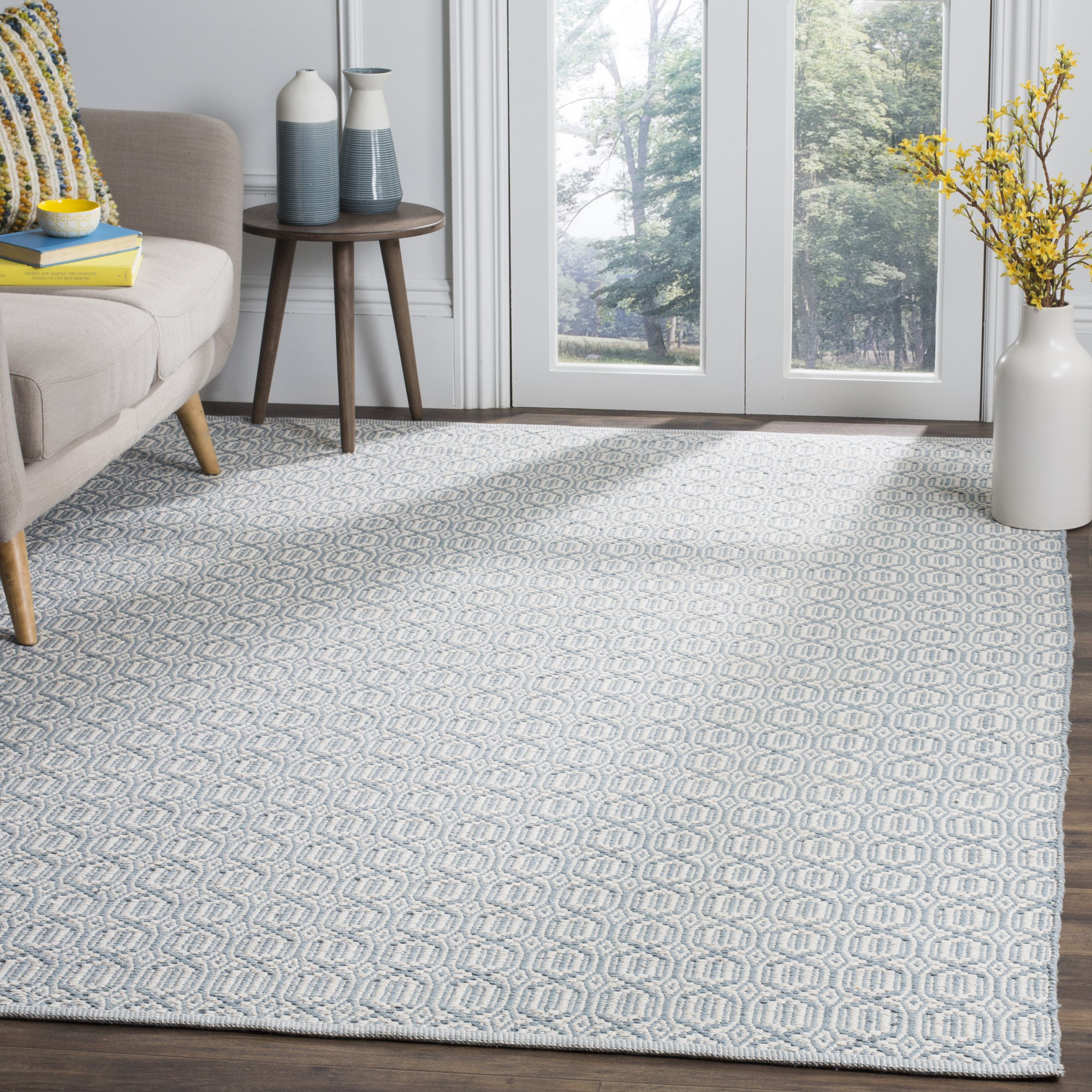 Laurel Foundry Modern Farmhouse Jodi Flatweave Cotton Geometric Indoor