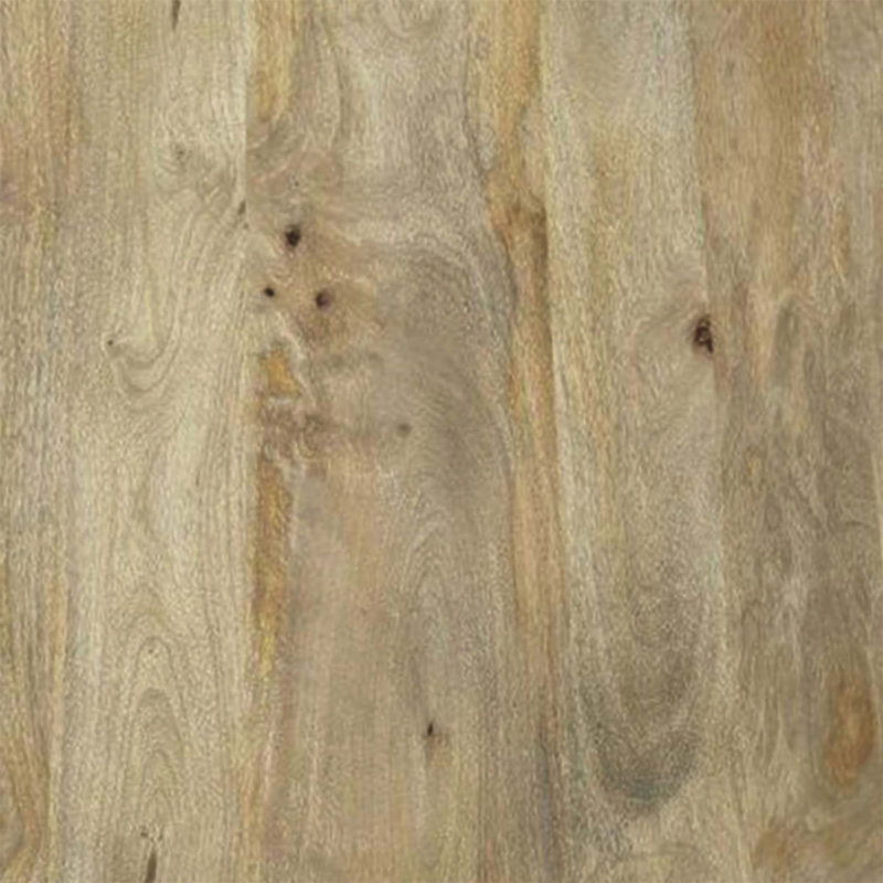 Table basse ronde avec base sculpturale Diana Mango, parfaite pour les espaces de vie modernes et écologiques