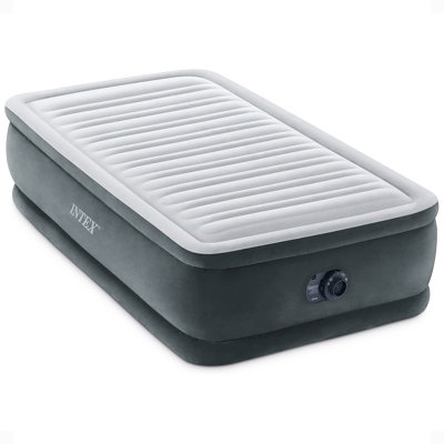 Intex 18" Queen Comfort Plush Elevated DuraBeam Airbed with Internal Electric Pump by Intex