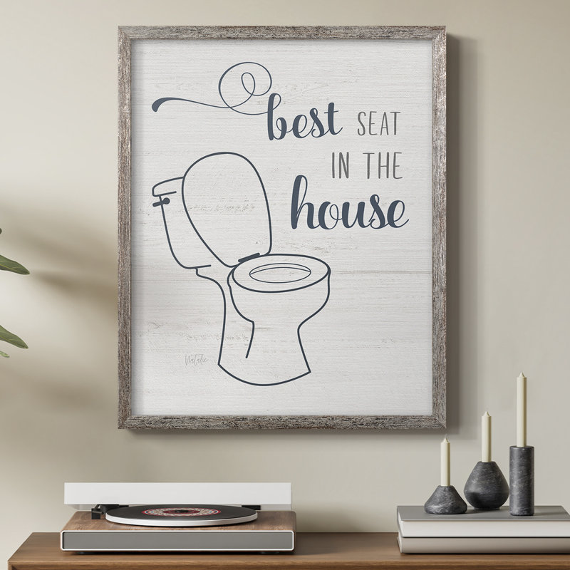 Best Seat Framed Print - Solid Wood
