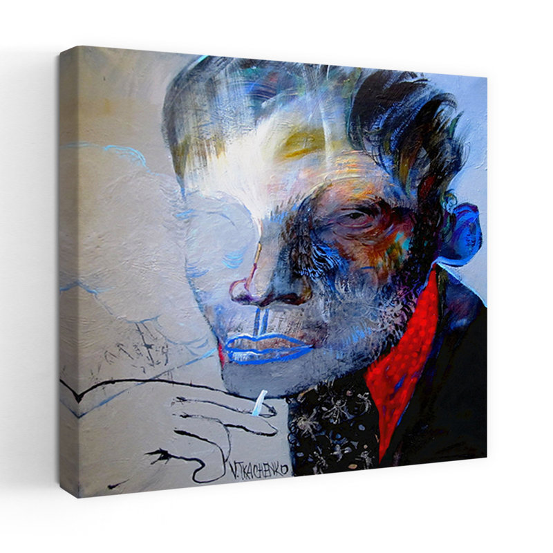 Art contemporain, art contemporain abstrait, H 18 po x l 18 po