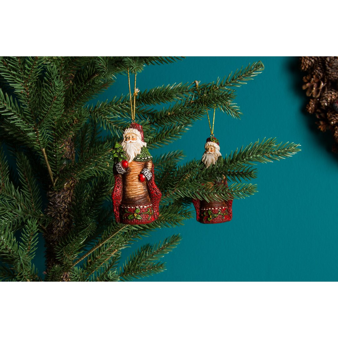 2-tlg. Baumschmuck-Zubehör-Set Nikolaus