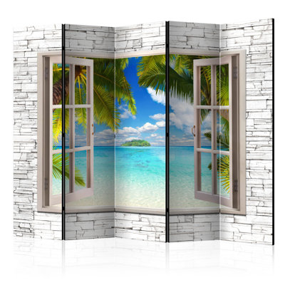 Chiraca Solid Wood Folding Room Divider