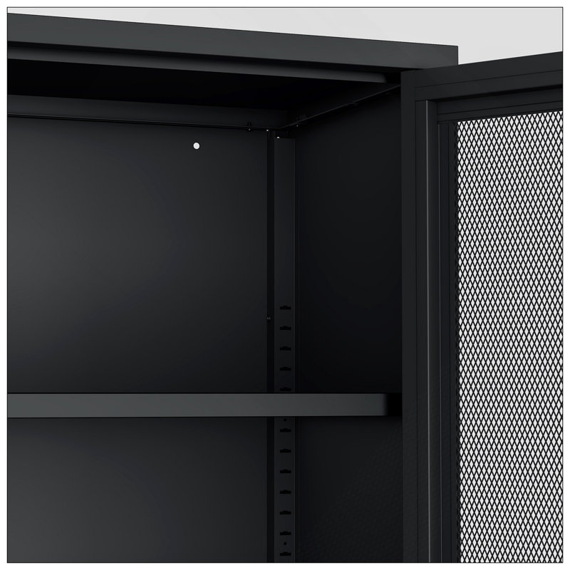 Accent Cabinet In Black, Black