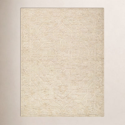 Savannah Handmade Wool Ivory Rug