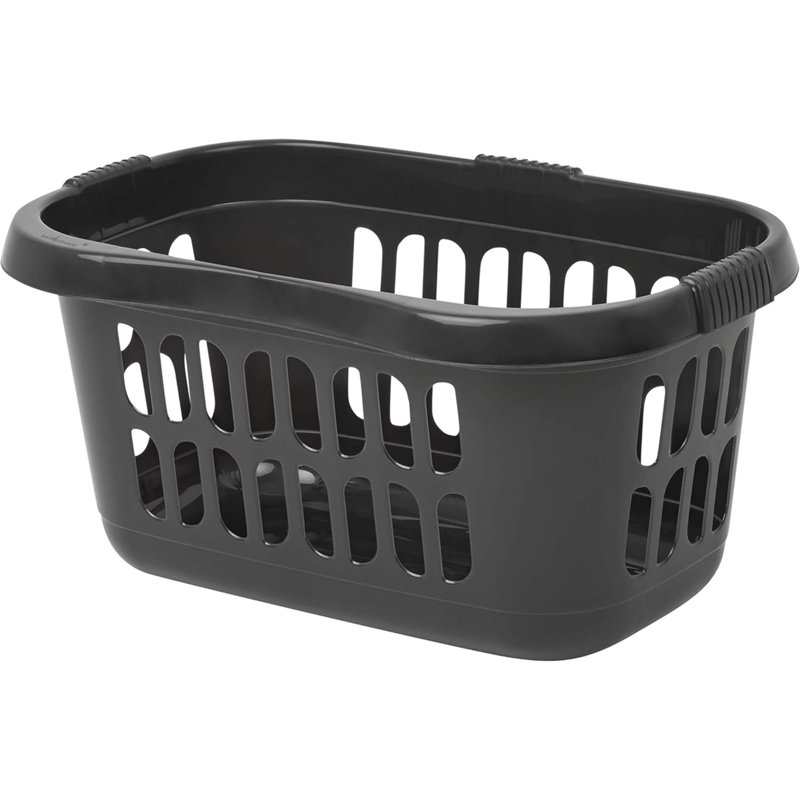 Plastic Laundry Room Organiser, Midnight Black