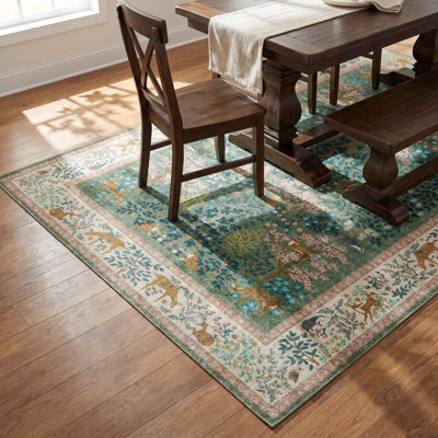 Canopy Sage / Blush Area Rug