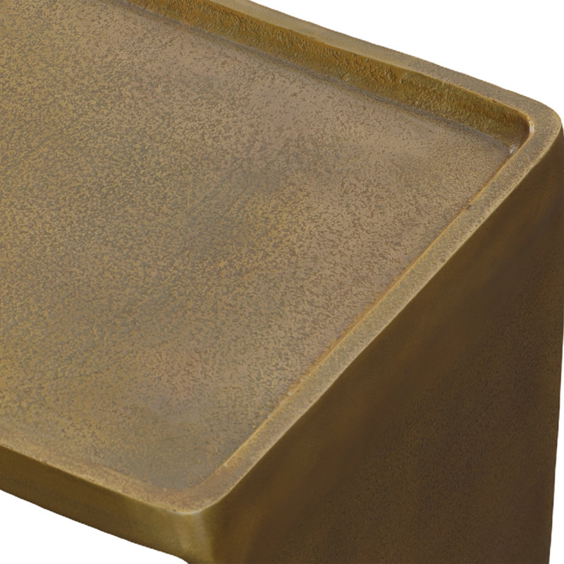Table de bout avec tablette supérieure de 19 po Partin