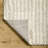 Rameriz Rectangle Striped Machine Woven Polyester Area Rug in Ivory/ Light Beige-215906484