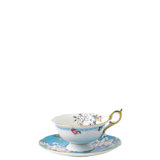 Wedgwood Wonderlust Apple Blossom 2 Piece Bone China Teacup and Saucer Set