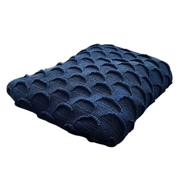 Texstyles Knitted Throw Blanket