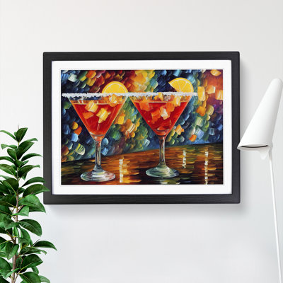 Cocktail Painting Vol.2 Abstract - Framed Print