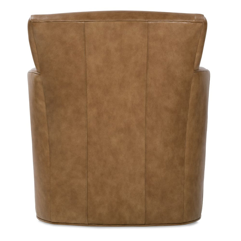 Times Square Leather Swivel Chair, Honey (KL207-92)