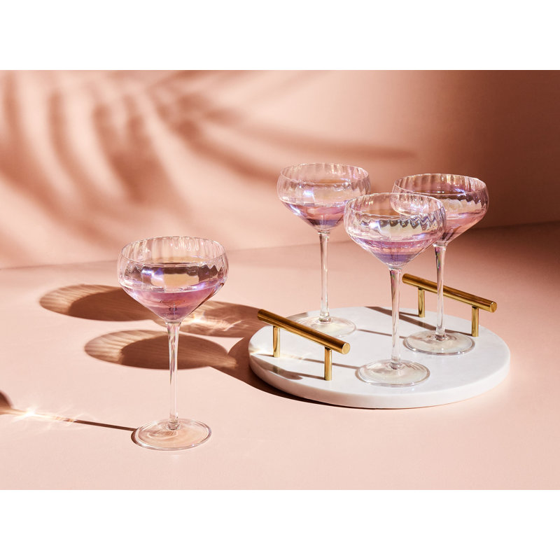 Alliana 300ml Handmade White Wine Glass Set