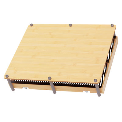Bamboo Coffee Pod Drawer Organizer for Nespresso Vertuo Capsules Coffee Station Storage Tray Holds 40 Large or 56 Small Pods Bamboo Coffee Pod Drawer Organizer for Nespresso Vertuo Capsules Coffee Station Storage Tray Holds 40 Large or 56 Small Pods