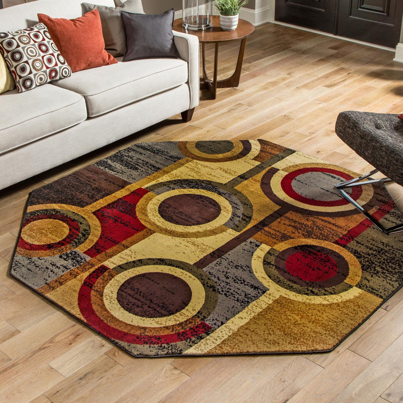 Tapis café, Octogone 7 pi x 7 pi