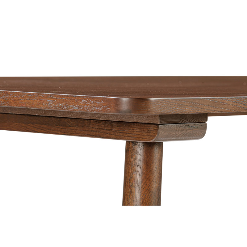 Joeris 66" Rectangular Dining Table, Dark Walnut