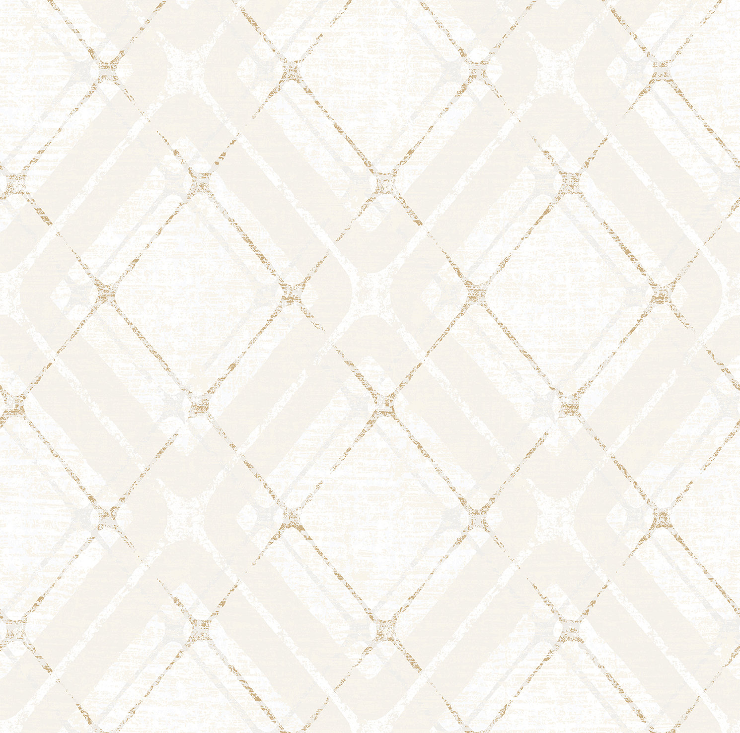 Chilton Modern Geometric Wallpaper, Beige