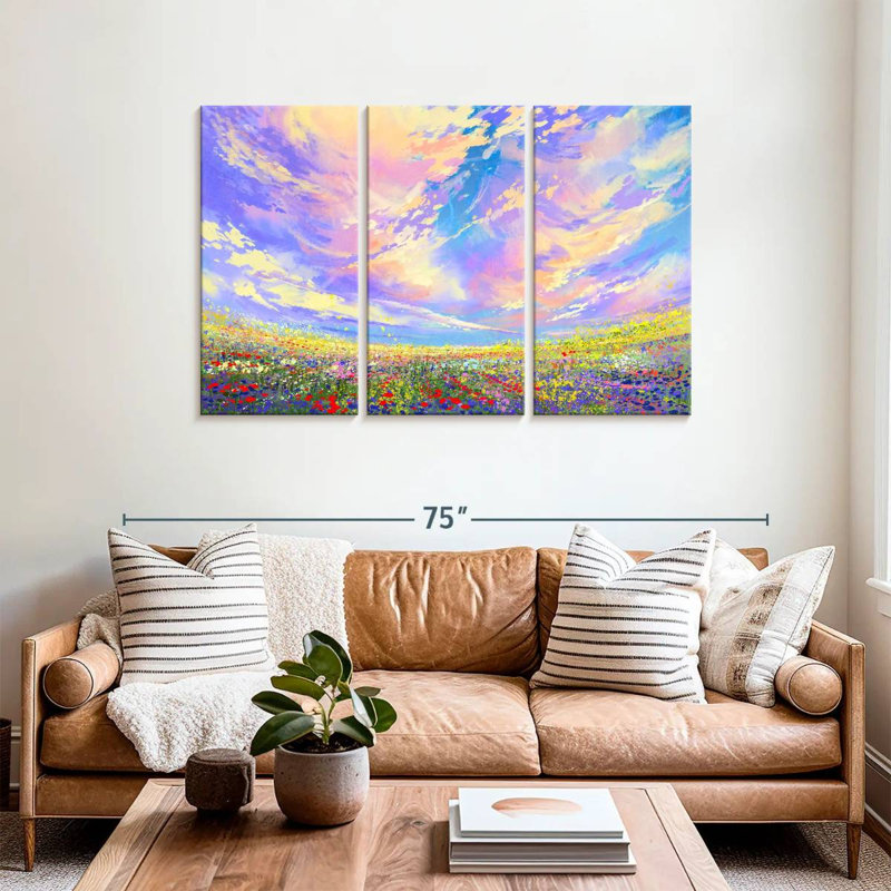 Alvord Cotton Candy Sky, 36" H x 57" W