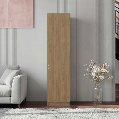 Natural Oak 2-door Storage Cabinet