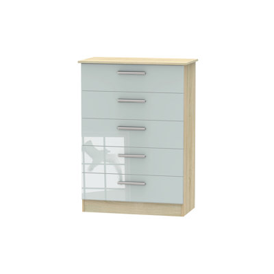 Fully Assembled Chesler 5 Drawer Chest