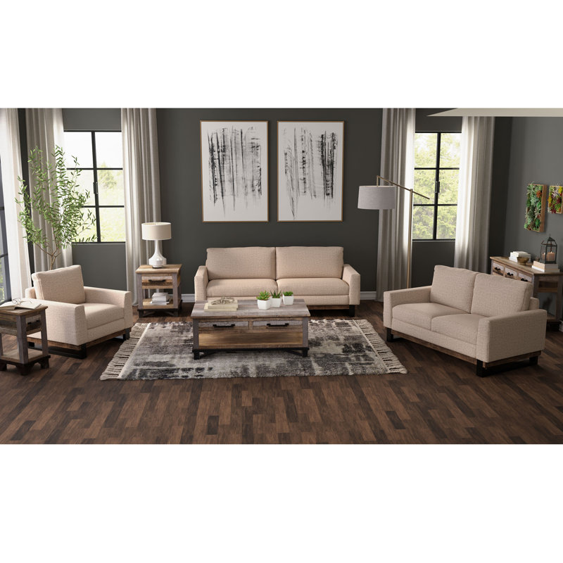 Fauteuil de 37,5 po de largeur, Polyester brun