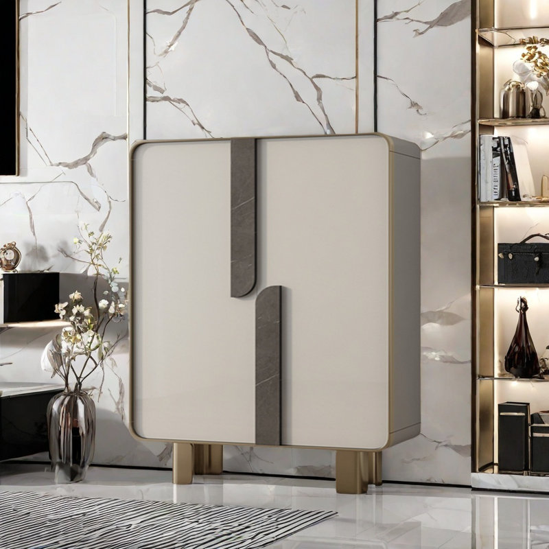 Armoire d'appoint Nordic Modern, Gris