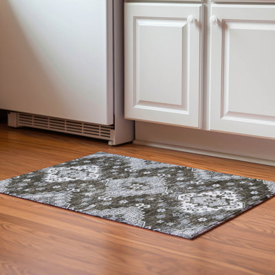Premium Machine Washable Prisco Chocolate Rug