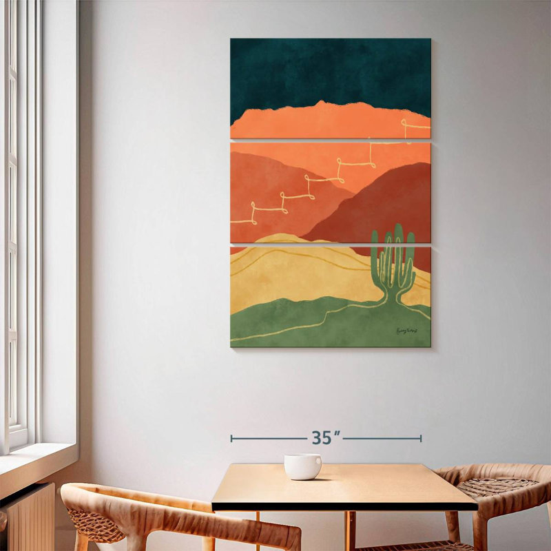 Mountainous II, 65" H x 42" W