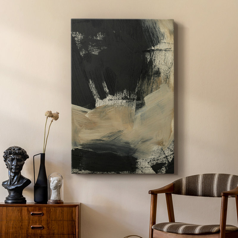 Paintstrokes VI au four - galerie Cavas sur mesure, H 12 po x l 8 po