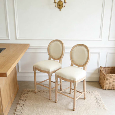 Solid Wood Dining Chairs Bar stools Set